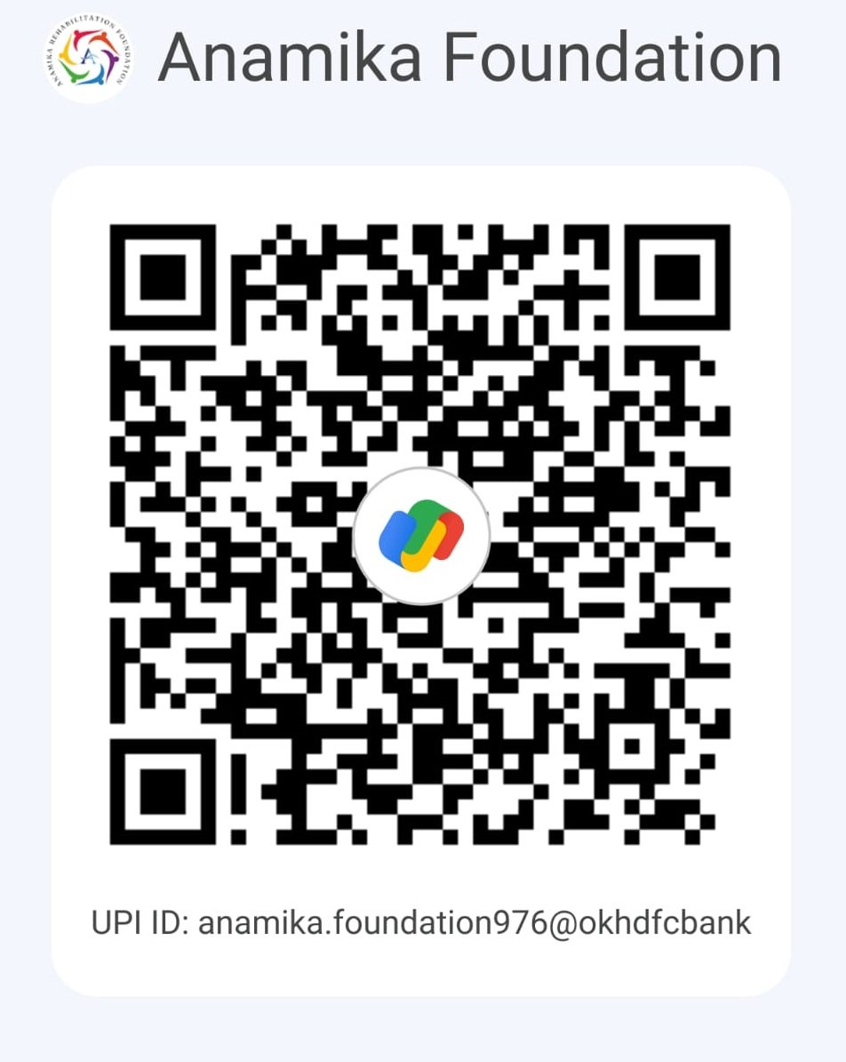 Anamika Foundation UPI QR Code